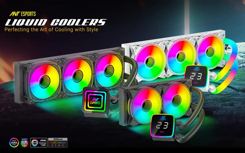 Ant Esports Unveils Cutting-Edge Cooling Solutions – ICE-Flow, ICE-Glow, and ICE-Infinite Series of CPU Liquid Coolers