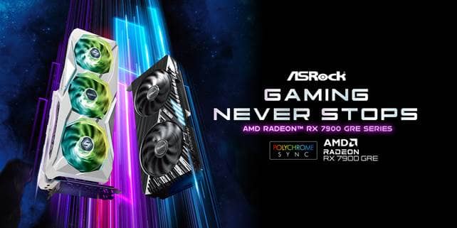 ASRock Announces AMD Radeon RX 7900 GRE Series Graphics Cards